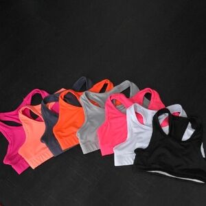 Women's Racerback Sports Bra Set - Multi-Color
